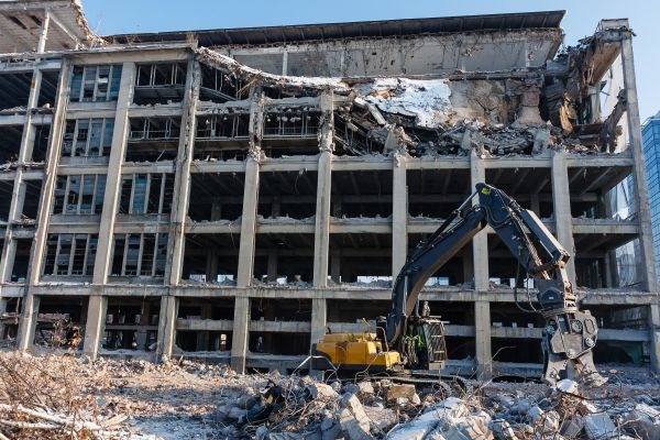 Commercial Building Demolition in Milton
