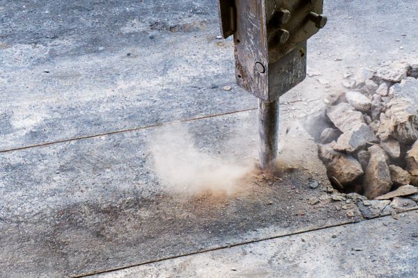 Concrete Patio Removal in Milton