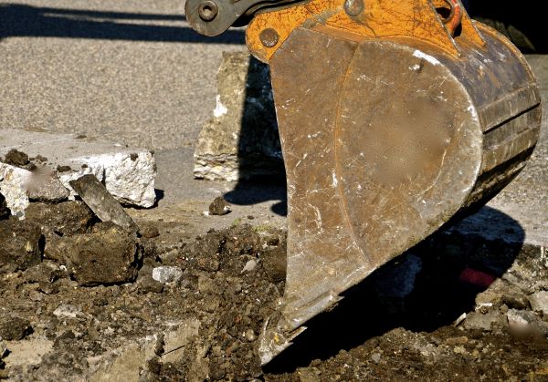 Cement Pad Demolition in Milton