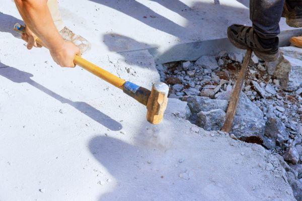 Concrete Pavement Demolition in Milton