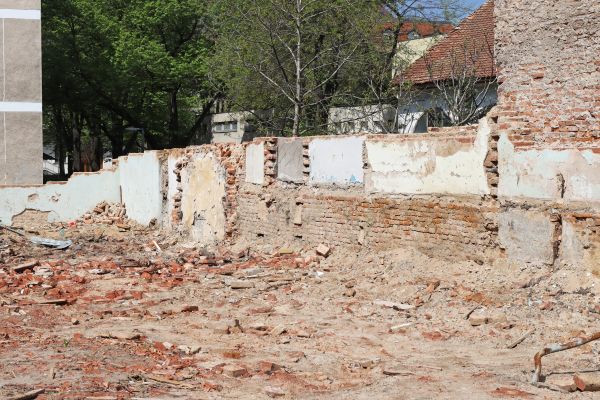 Brick Wall Demolition in Milton