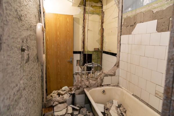 Shower Tile Demolition in Milton